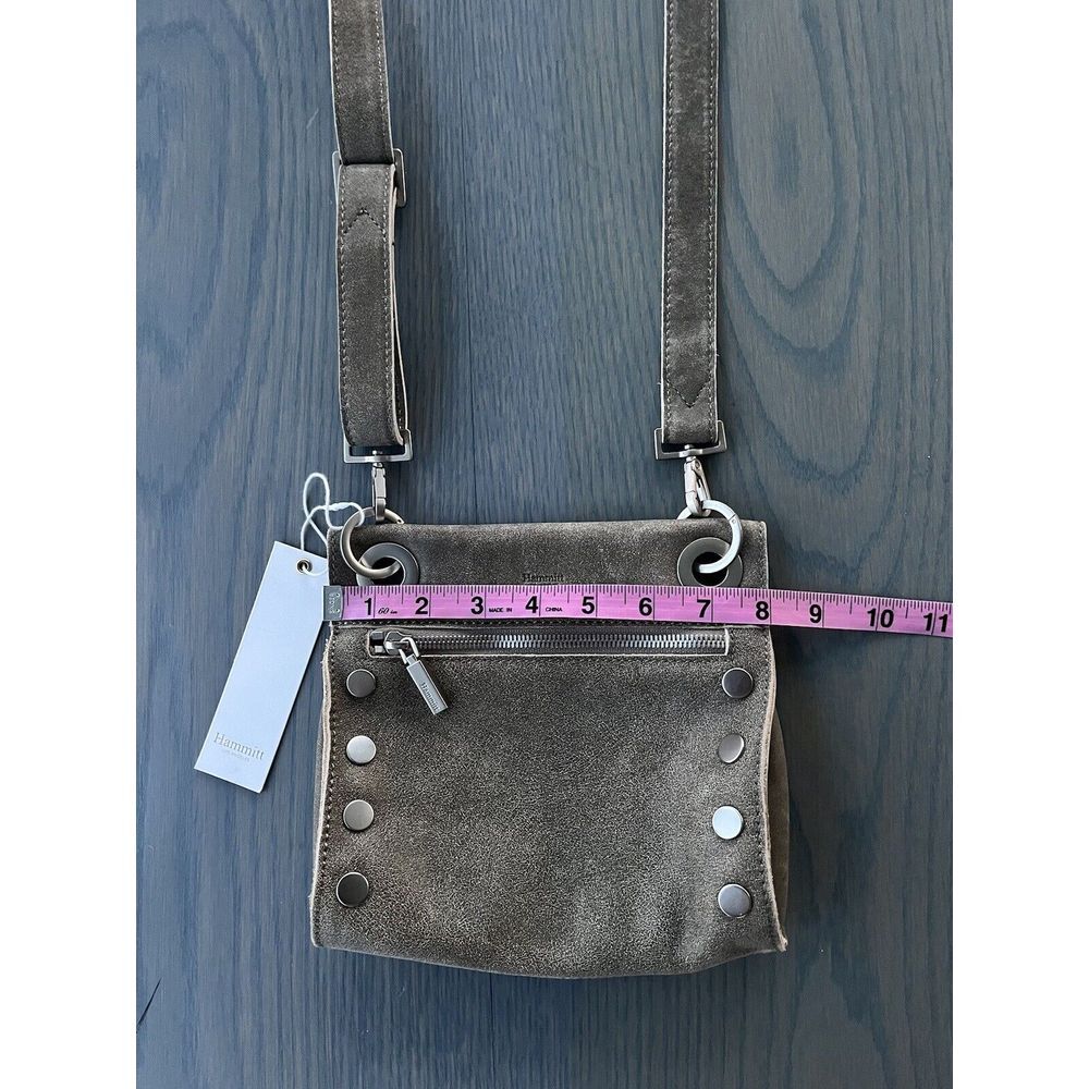 Hammit Tony Bag Small In Pewter W/ Brushed Silver Hardware NWT Crossbody - Picture 6 of 9